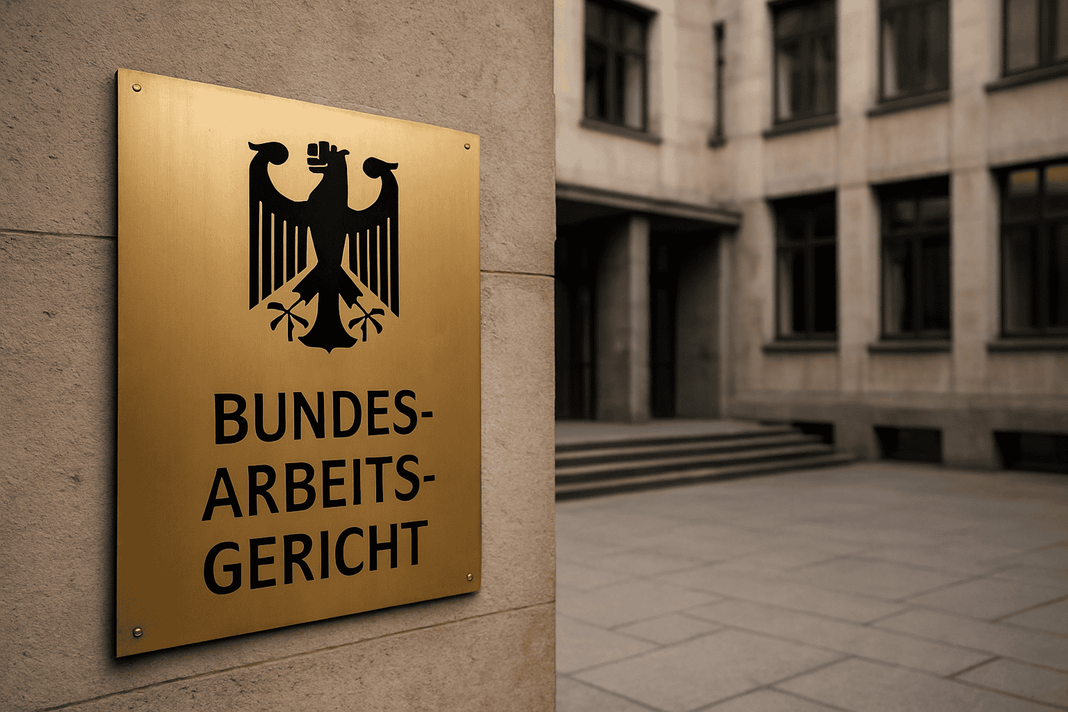 Bundesarbeitsgericht Gebäude, Justiz, Recht, Gesetz, Arbeitsschutz, Arbeitsrecht, Stuttgart, Gerichtsbarkeit, juristische Institutionen, Rechtsprechung.